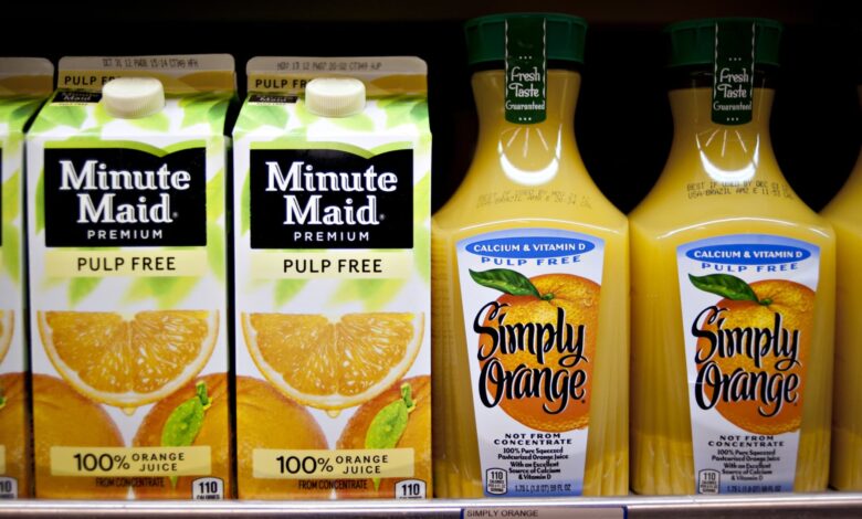 Higher orange juice prices as futures hit another record