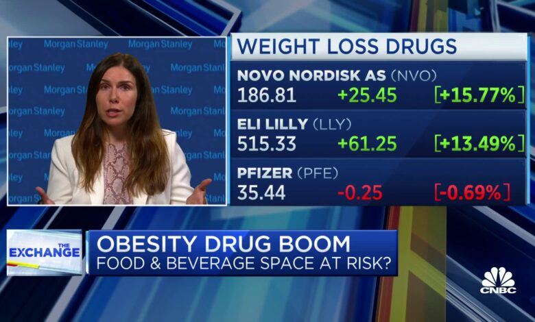 Long term obesity drug use could hurt the food industry, says Morgan Stanley's Pam Kaufman