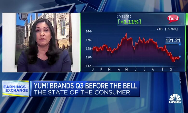 Yum brands has 'impressive' operating margin despite weakening consumer, says Lido's Gina Sanchez