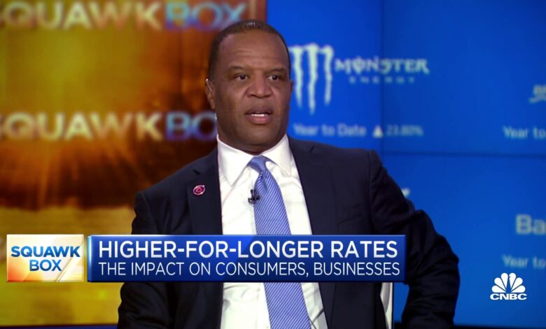 Operation Hope CEO John Hope Bryant explains the impact of higher-for-longer rates on consumers