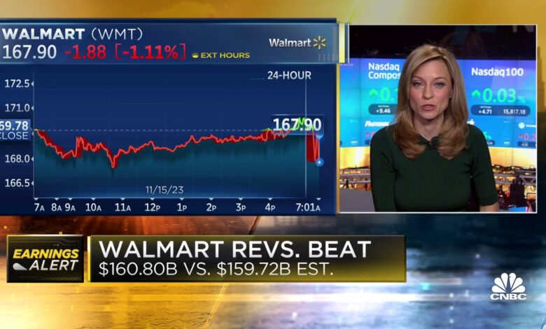 Walmart tops earnings estimates as e-commerce helps drive 5% jump in sales