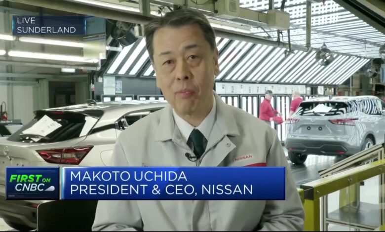 Nissan will invest over £1 billion in the U.K. to build electric versions of top-selling models, CEO says