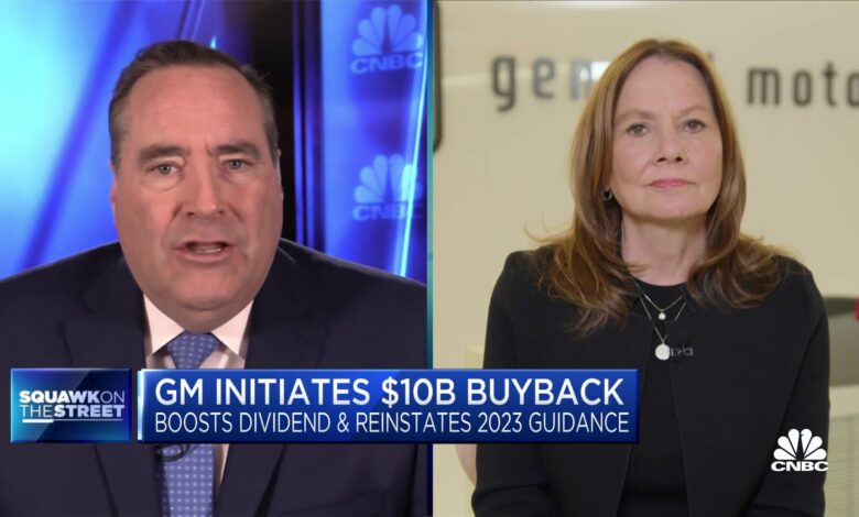 GM CEO Mary Barra on $10 billion stock buyback, Cruise challenges and China market