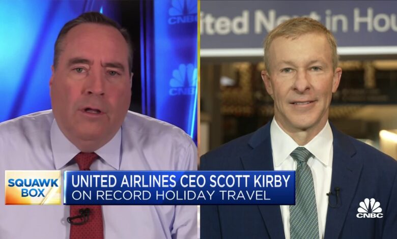 United Airlines CEO on holiday travel: 'Probably the best operational year' we've had in 20 years