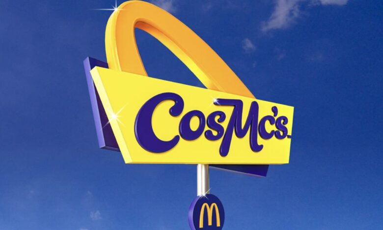 Here's a first look at McDonald's new spinoff brand, CosMc's