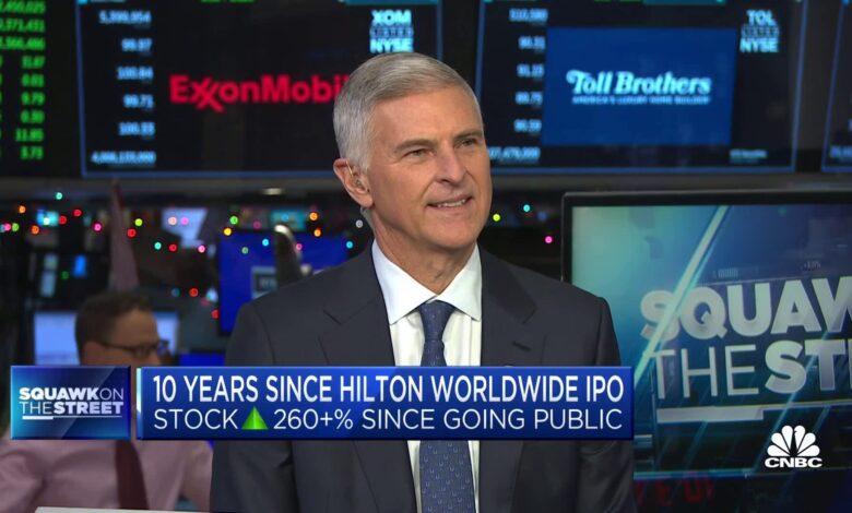 Hilton Worldwide CEO: The demand for meetings and events in big cities is off the hook