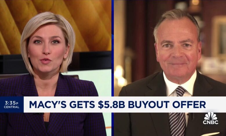 Rick Caruso talks Arkhouse & Brigade Capital's offer to buy Macy's for a reported $5.8billion