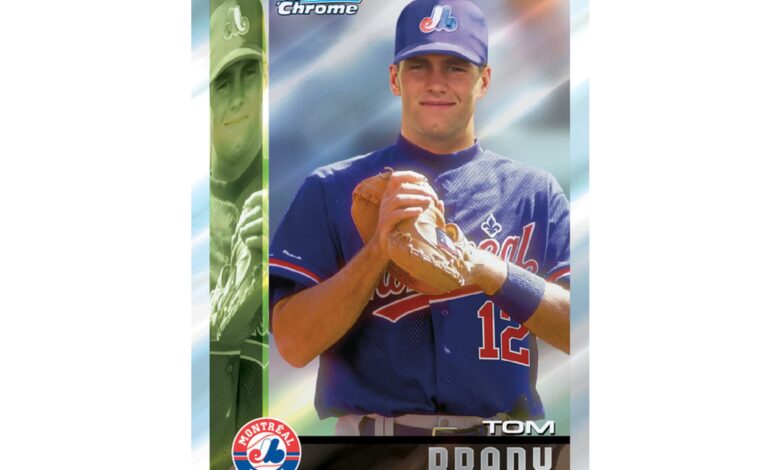 Fanatics' Topps is putting Tom Brady on a Montreal Expos trading card