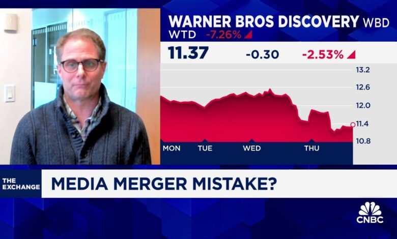 Warner Bros.-Paramount deal would be a mistake for WBD: TD Cowen's Doug Creutz