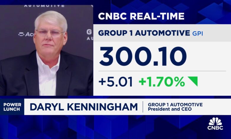 Group 1 Automotive CEO Daryl Kenningham expects to see continued pressure on used car pricing