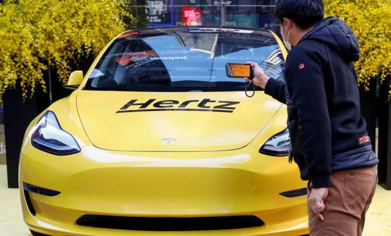 Hertz makes 'agile' decision to shift strategy and sell EVs, Teslas