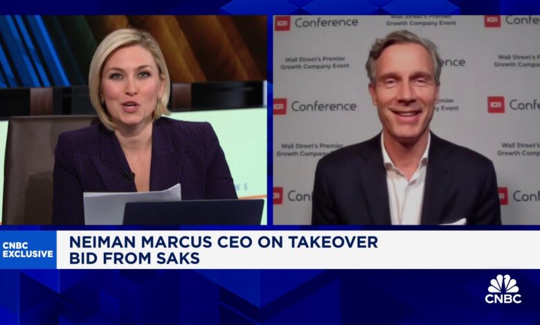 Neiman Marcus CEO talks pullback in luxury spending over the holidays