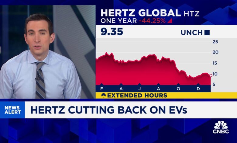 Hertz to sell 20,000 EVs from U.S. fleet for gas-powered vehicles