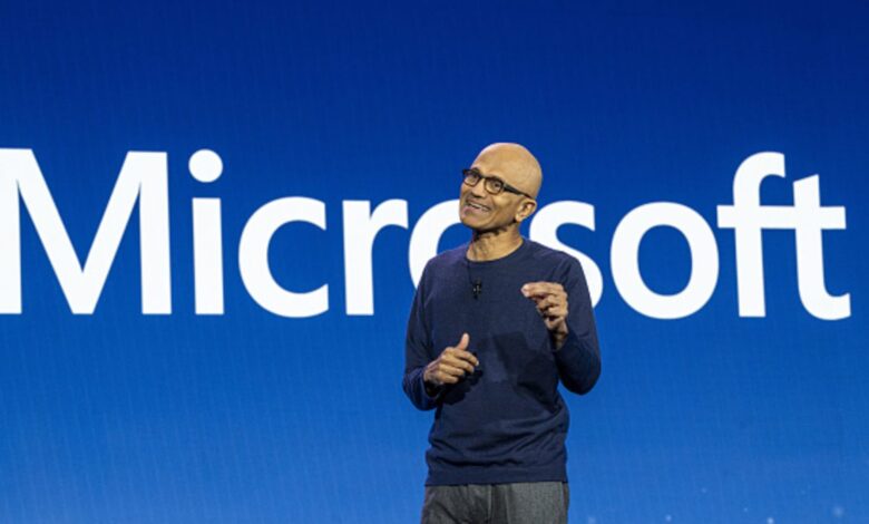 Microsoft briefly crosses $3 trillion in market cap