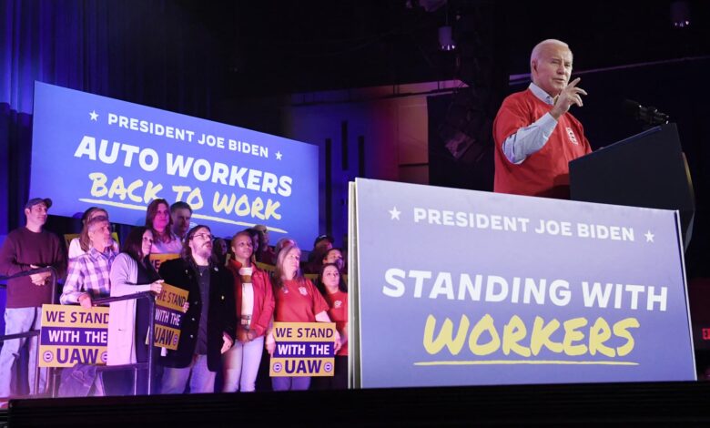 United Auto Workers union expected to endorse Biden