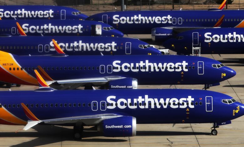 Southwest Airlines takes Boeing Max 7 out of fleet plan for 2024