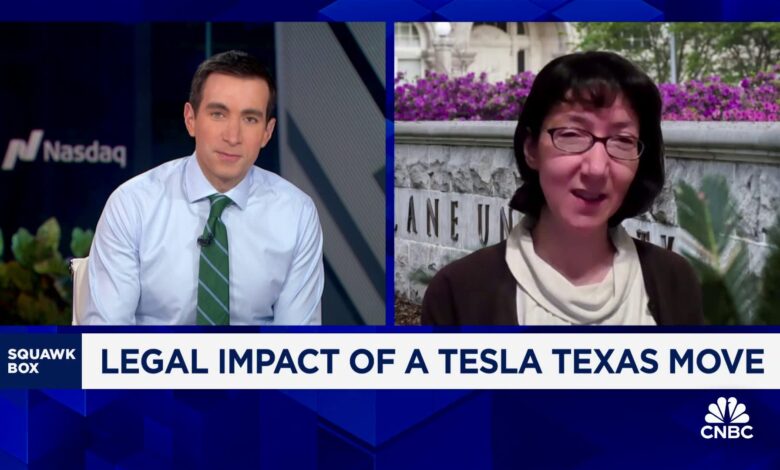 Tulane Law professor Ann Lipton on Elon Musk's pay package, legal impact of Tesla's move to Texas