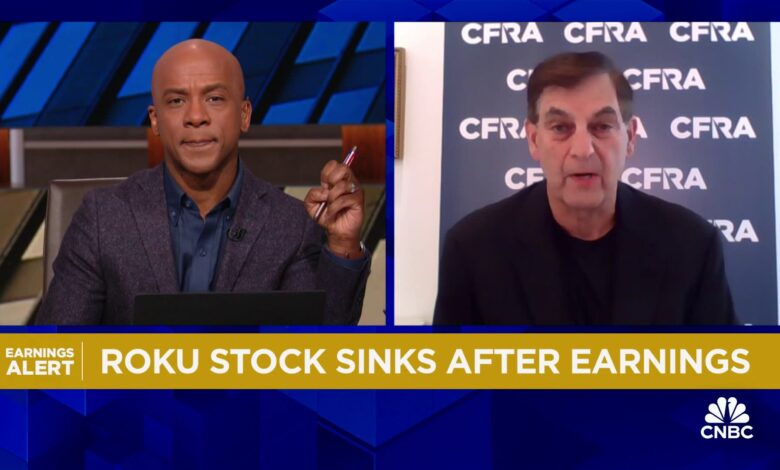 CFRA's Ken Leon talks Roku shares plummeting following earnings miss